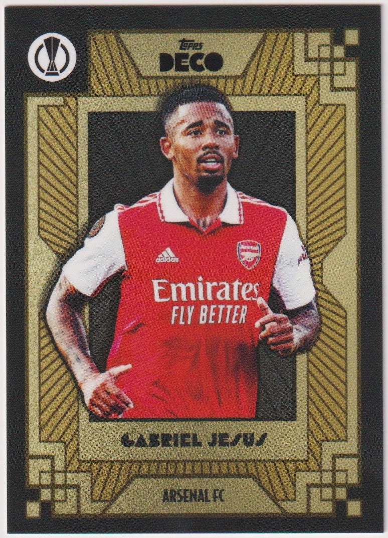 Topps Deco 2022-23 Gabriel Jesus Arsenal FC Parallel Rare – Bild 1