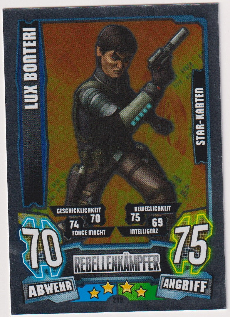 Topps Star Wars 2013 Lux Bonteri Rebellen TCG Rare #210 – Bild 1