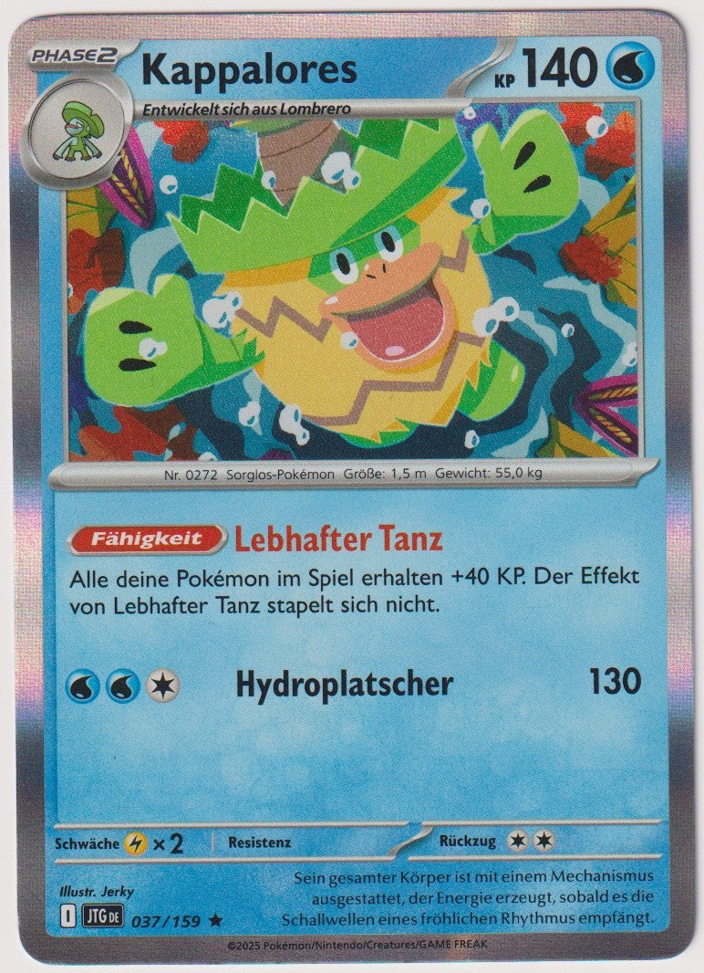 Pokemon TCG Ludicolo #37/159 Rare (R) Holo Deutsch 2025 – Bild 1