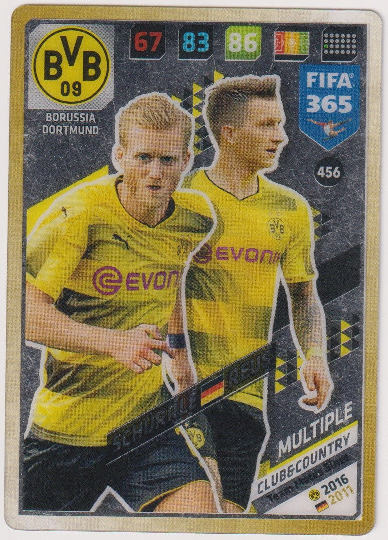 Panini FIFA 365 Borussia Dortmund Parallel Rare Nr. 456 – Bild 1