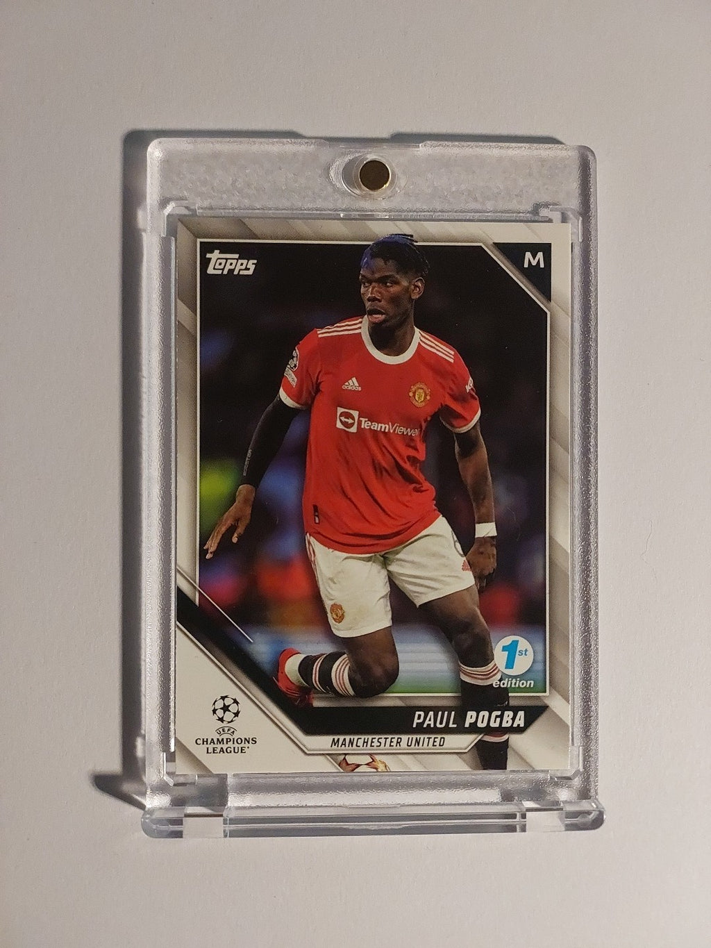 Topps UCC 2021-22 Paul Pogba Manchester United Parallel 1st Edition Rare Hit – Bild 1