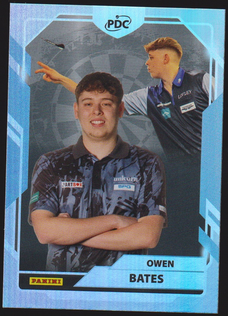 Panini PDC World Championship 2026 Owen Bates Refractor Parallel – Bild 1