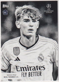 Topps Champions League Nico Paz Rookie Real Madrid C.F. Simplicidad Parallel – Bild 1