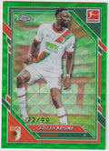 Topps Chrome 2025-26 Chrislain Matsima FC Augsburg Parallel 72/99 Refractor – Bild 1