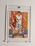 Topps 2012-13 Pierre-Emile Höjbjerg Augsburg On Card Auto Parallel Ultra Rare – Bild 1