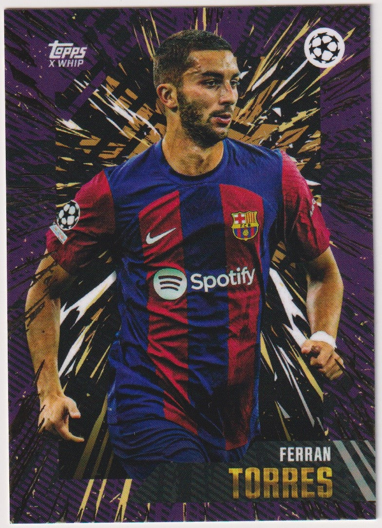Topps X WHIP 2022-23 Ferran Torres FC Barcelona Spanien Parallel Rare – Bild 1