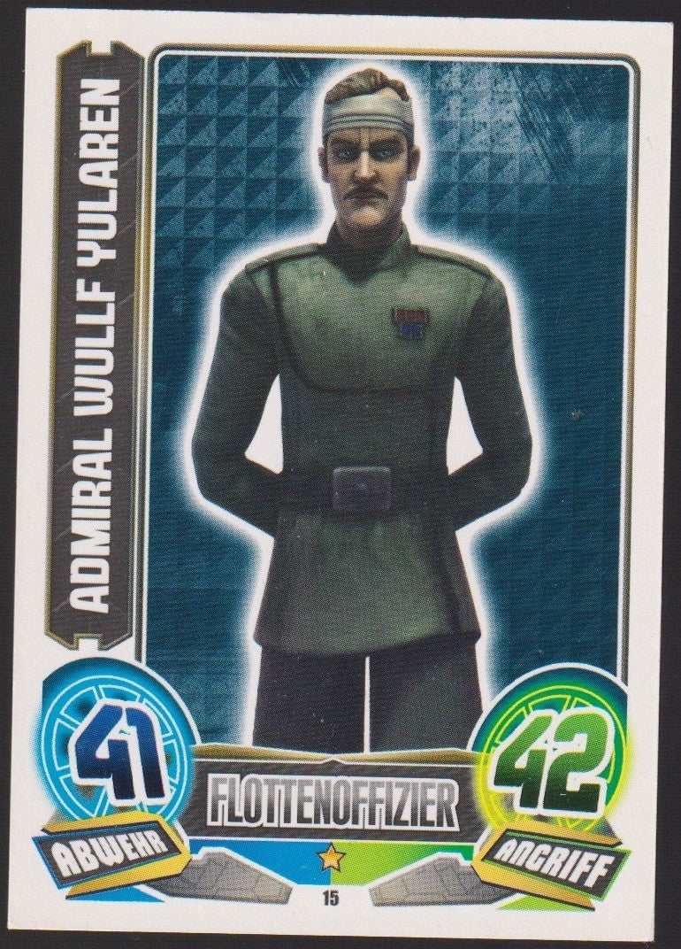 Topps Star Wars 2011 Wulff Yularen Republik TCG Rare #41 – Bild 1