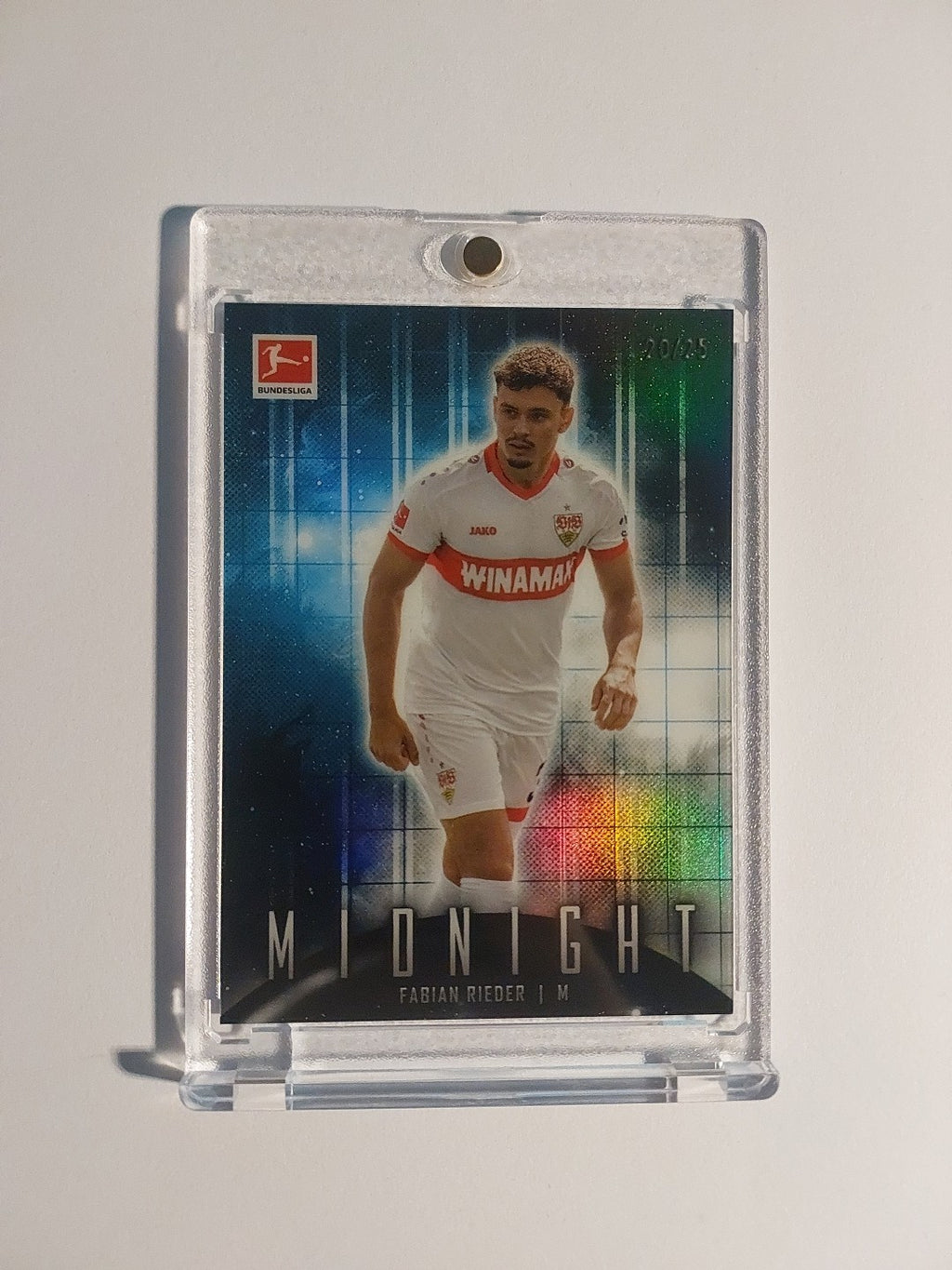 Topps Midnight Bundesliga 2024-25 Fabian Rieder VfB Stuttgart Parallel 20/25 Hit – Bild 1