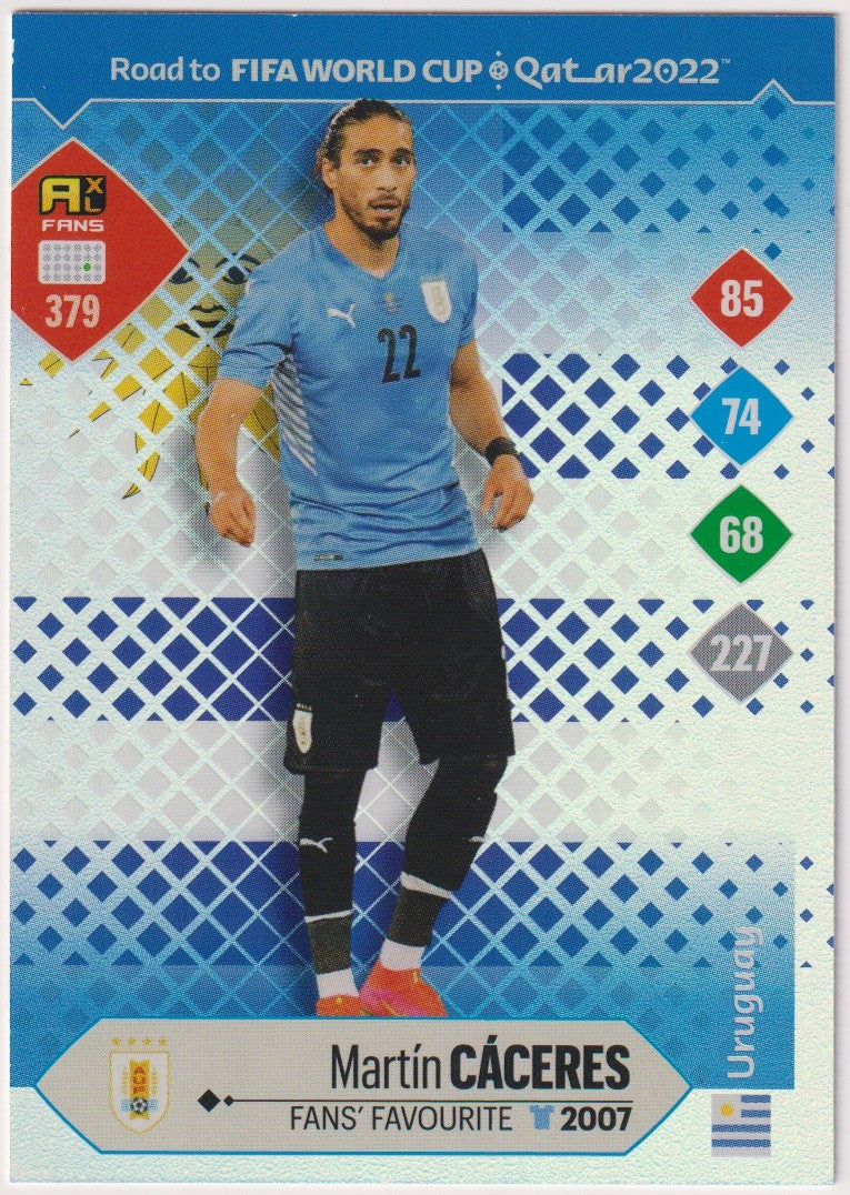 Panini Adrenalyn XL Martin Cáceres Uruguay Road to FIFA WORLD CUP Qatar2022™ – Bild 1