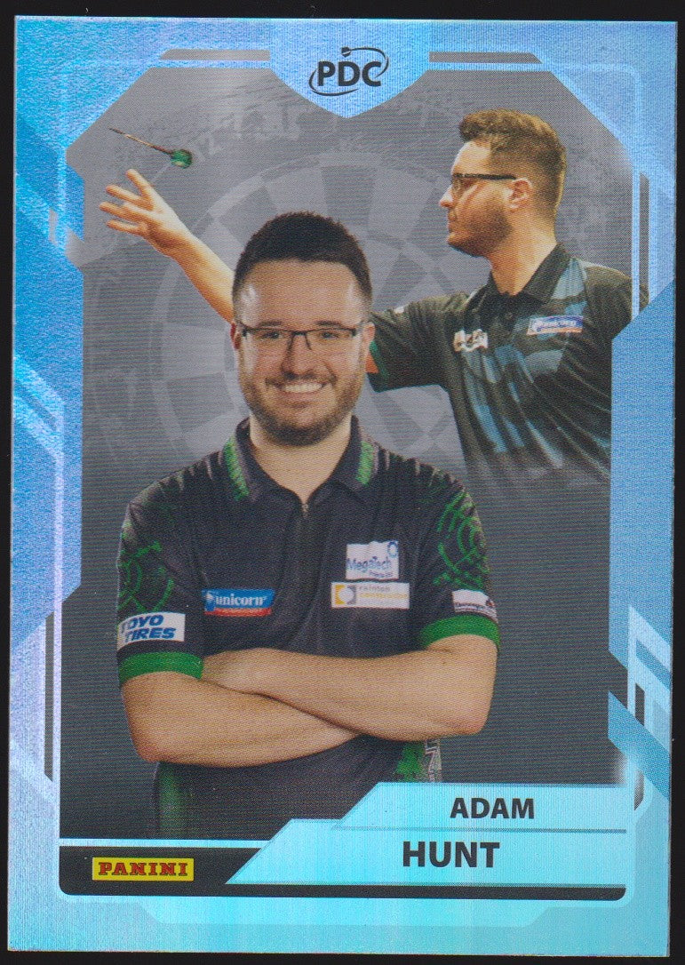 Panini PDC World Championship 2026 Adam Hunt "The Hunter" Refractor Parallel – Bild 1