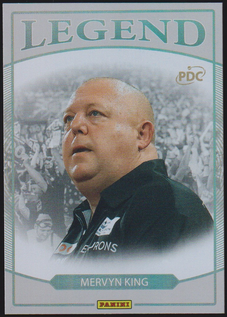 Panini PDC World Championship 2026 Mervyn King "The King" Refractor Parallel – Bild 1