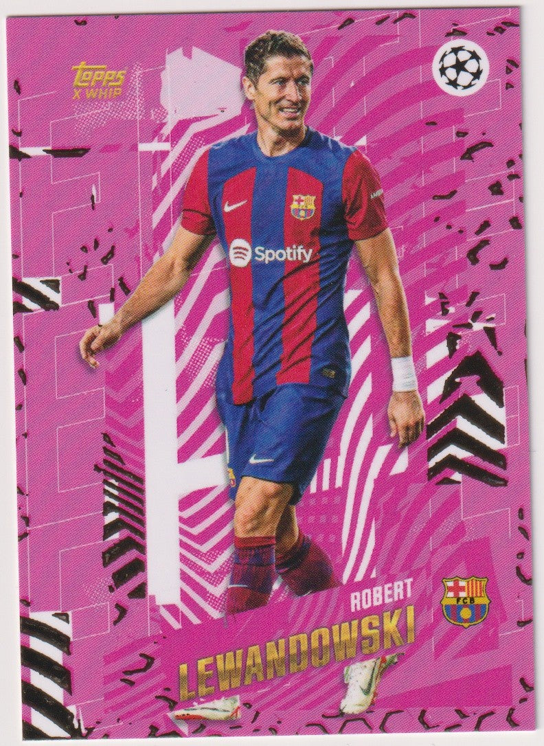 Topps Champions League Robert Lewandowski FC Barcelona Parallel Rare – Bild 1