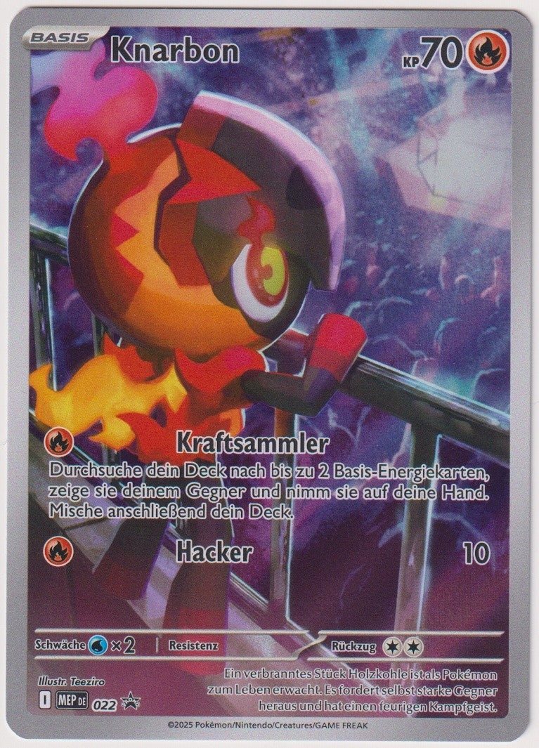 Pokemon TCG Knarbon #22 Promo Holo Deutsch 2025 – Bild 1