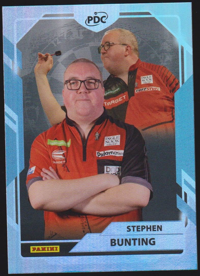 Panini PDC World Championship 2026 Stephen Bunting Refractor Parallel – Bild 1