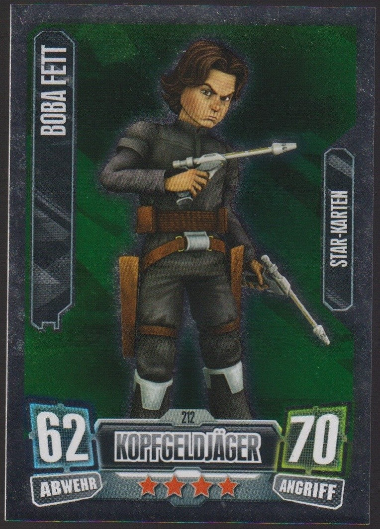Topps Star Wars 2011 Boba Fett Söldner Kopfgeldjäger TCG Rare #212 – Bild 1