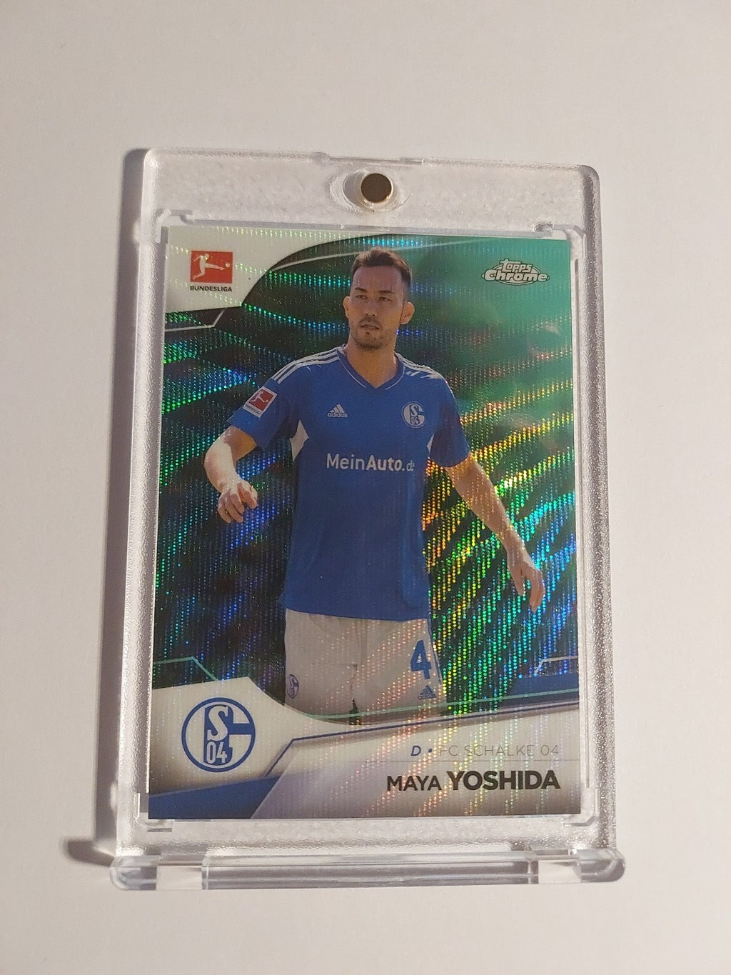 Topps Bundesliga 2022-23 Maya Yoshida Schalke 04 Nummeriert 133/275 Parallel – Bild 1