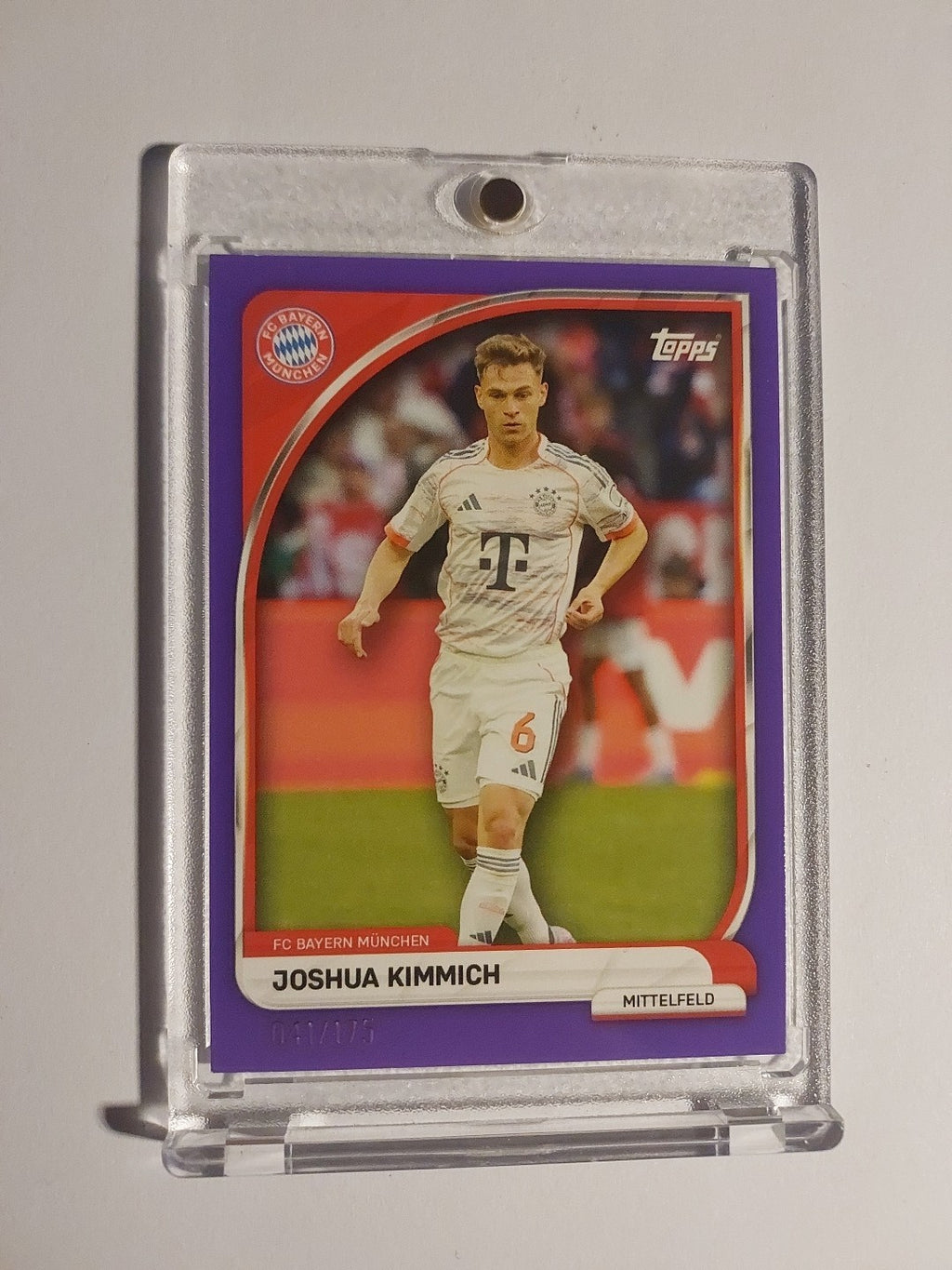 Topps Bayern München Tin Collector 2025-26 Joshua Kimmich Parallel 41/175 Rare – Bild 1