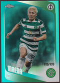 Topps Chrome 2024-25 Daizen Maeda Celtic FC Parallel 100/199 Refractor – Bild 1