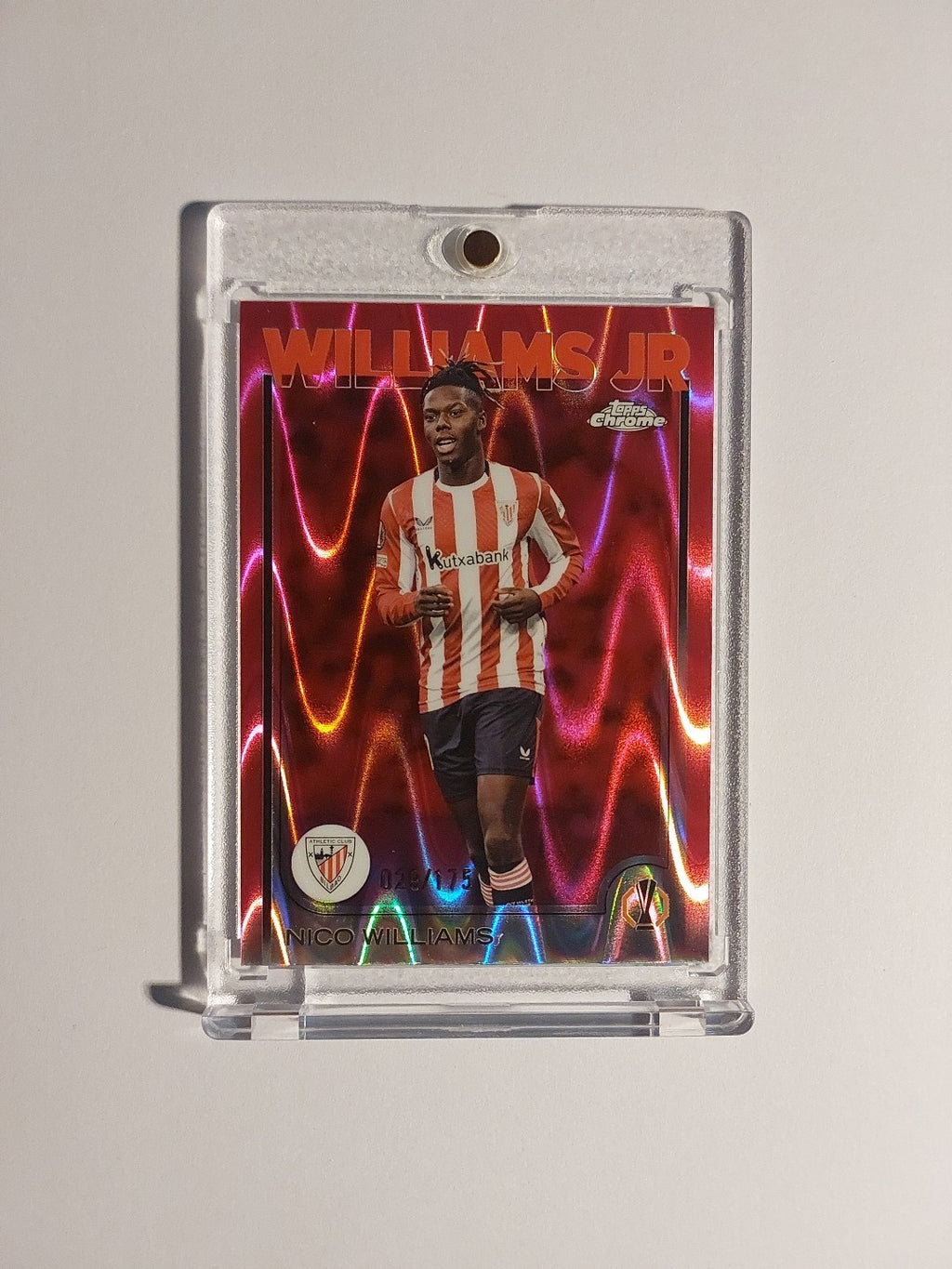 Topps UCC Flagship 2024-25 Nico Williams Athletic Bilbao Parallel 29/175 Rare – Bild 1