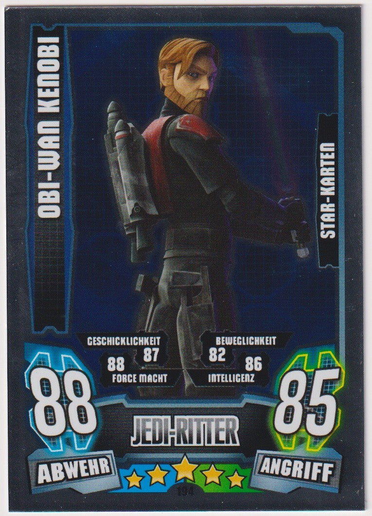 Topps Star Wars 2013 Obi-Wan Kenobi Republik Jedi-Ritter TCG Rare – Bild 1