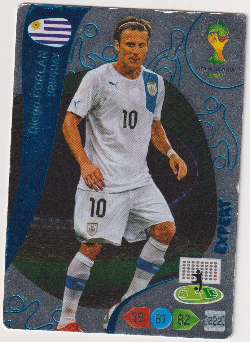 Panini Adrenalyn XL Official Trading Card Game Diego Forlán Uruguay FIFA World – Bild 1