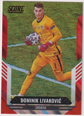 Panini 2021-22 Panini - Score Soccer 2021-22 Dominik Livaković Kroatien Parallel – Bild 1