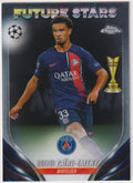 Topps Chrome 2023-24 Warren Zaire-Emery Rookie Paris Saint-Germain Parallel – Bild 1