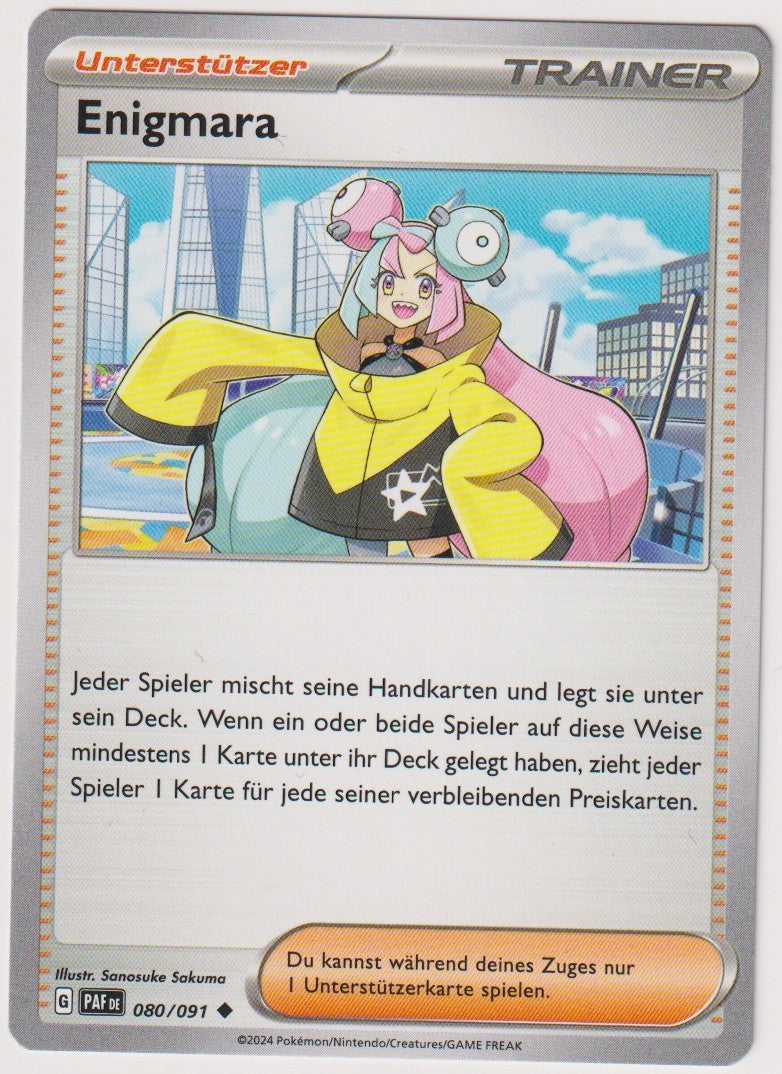 Pokemon TCG Enigmara #080/091 Uncommon (U) Deutsch 2024 – Bild 1