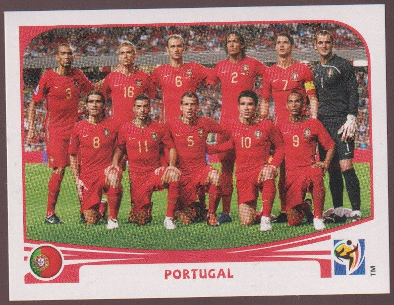 Panini 2010 FIFA World Cup Ronaldo & Deco Portugal Team Legend Parallel Rare – Bild 1
