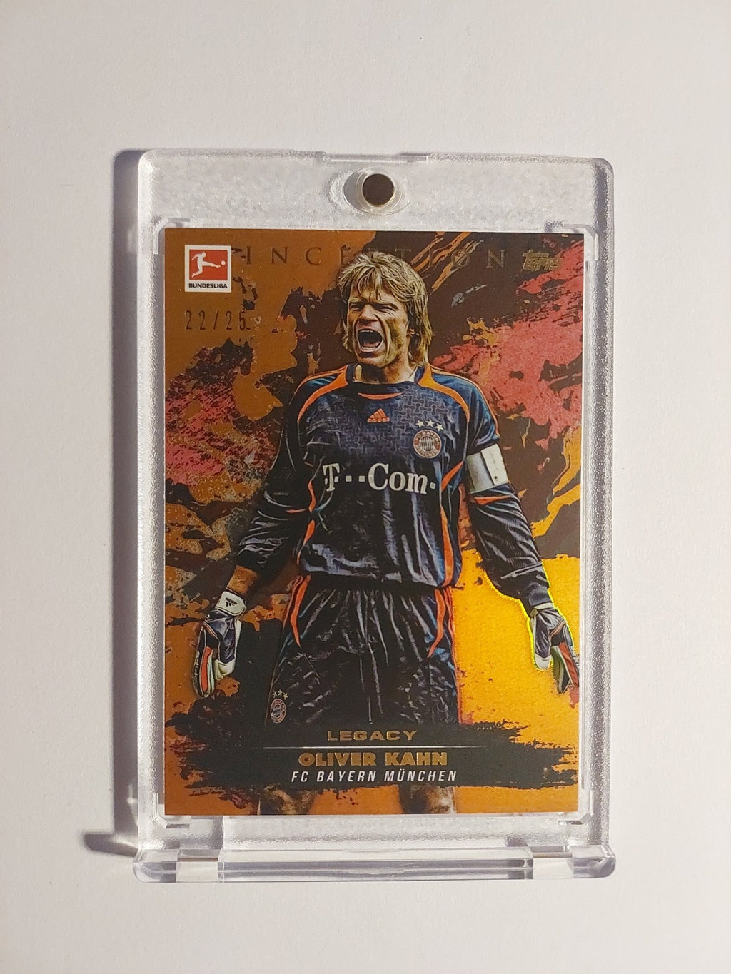 Topps Inception Bundesliga 2024-25 Oliver Kahn Bayern München Parallel 22/25 Hit – Bild 1