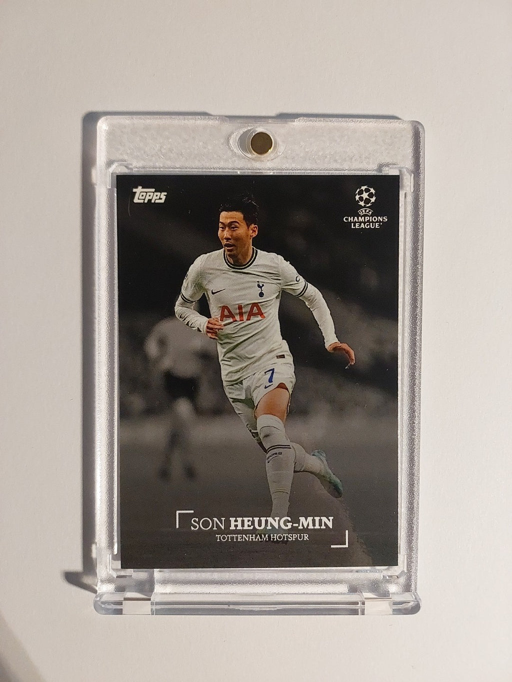 Topps UCC 2022-23 Heung Min Son Tottenham Parallel Black Insert Ultra Rare Hit – Bild 1