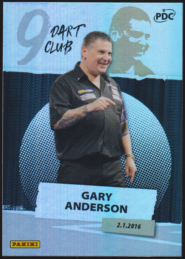 Panini PDC World Championship 2026 Gary Anderson "The Beast" Refractor Parallel – Bild 1