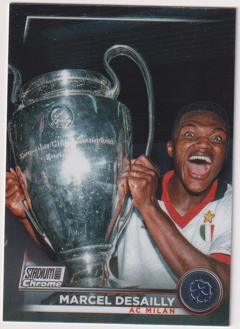 Topps Stadium Club Chrome 2022-23 Marcel Desailly AC Milan Parallel Rare – Bild 1
