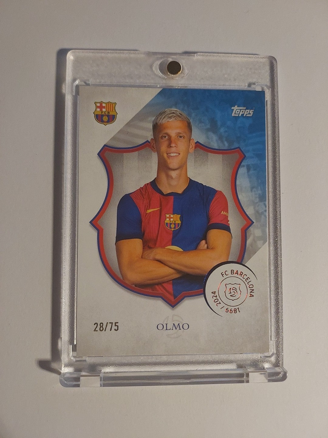 Topps 125 Jahre Barcelona 2024-25 Dani Olmo Numbered 28/75 Parallel Limited – Bild 1