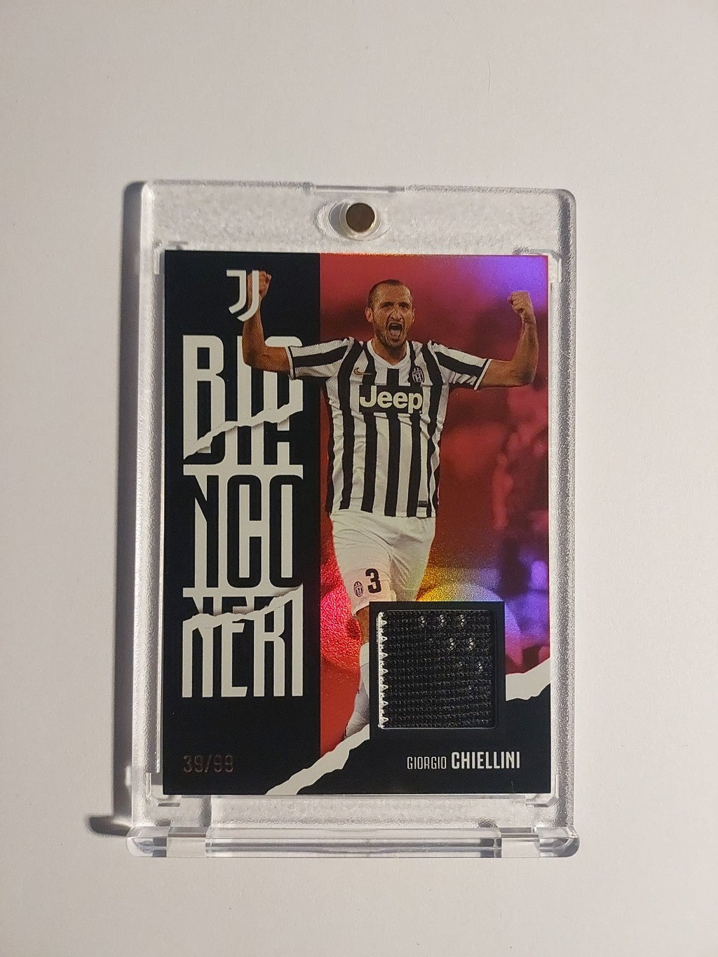 Topps Juventus Turin 2023-24 Giorgio Chiellini Patch Relic Parallel 39/99 Rare – Bild 1