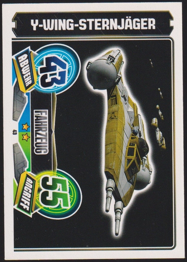 Topps Star Wars 2010 Y-Wing Sternjäger Republik TCG Rare #43 – Bild 1