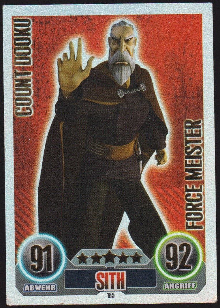 Topps Star Wars 2010 Count Dooku Separatisten Sith TCG Rare – Bild 1