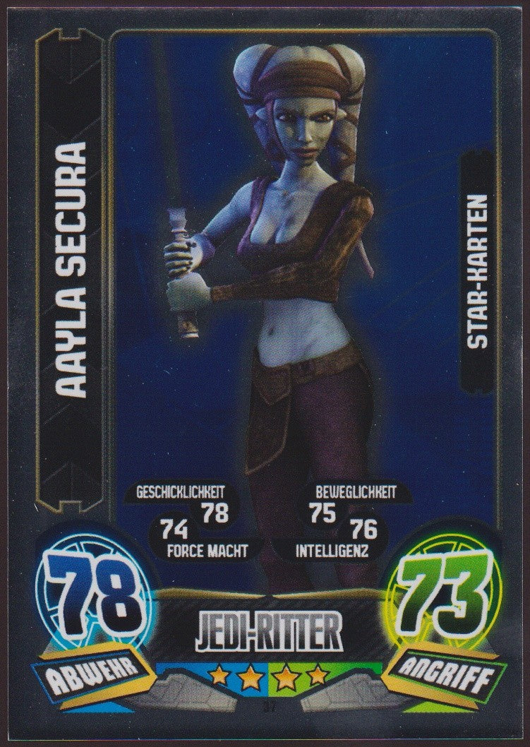 Topps Star Wars Aayla Secura Jedi-Orden Die Republik Jedi-Ritter TCG Rare – Bild 1