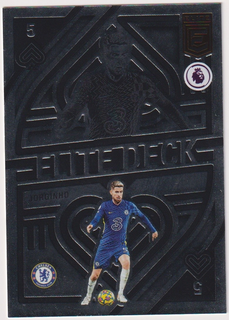 Panini DONRUSS ELITE PREMIER 2021-22 Jorginho Chelsea Chrome Parallel Rare – Bild 1