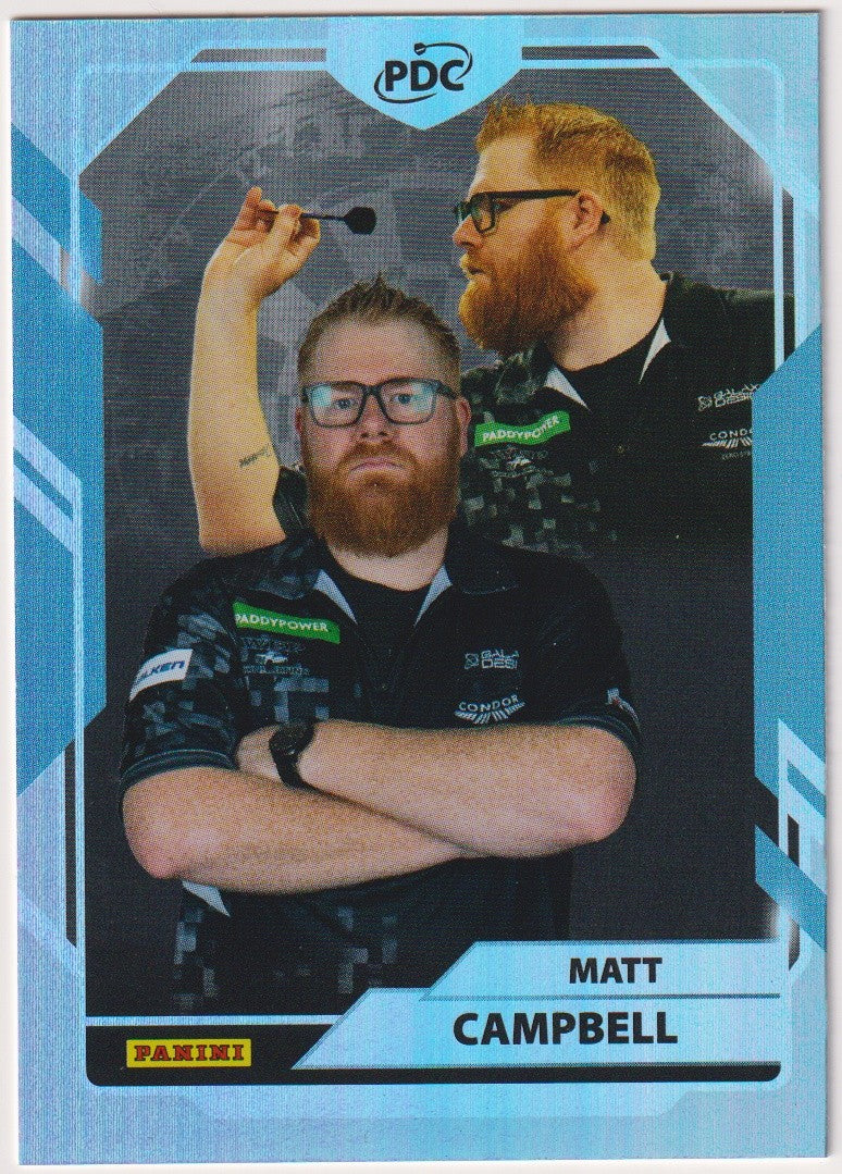 Panini PDC World Championship 2026 Matt Campbell Refractor Parallel – Bild 1