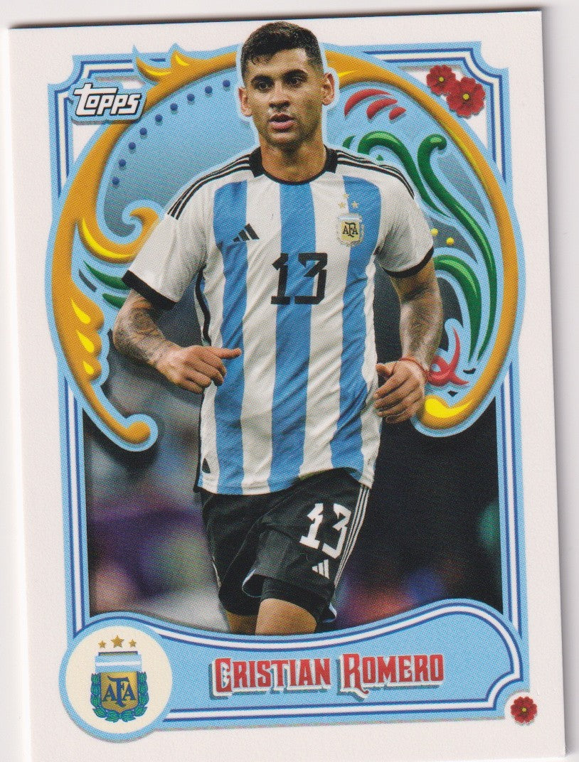 Topps Argentina Lineage 2023-24 Christian Romero Standard Parallel Rare – Bild 1
