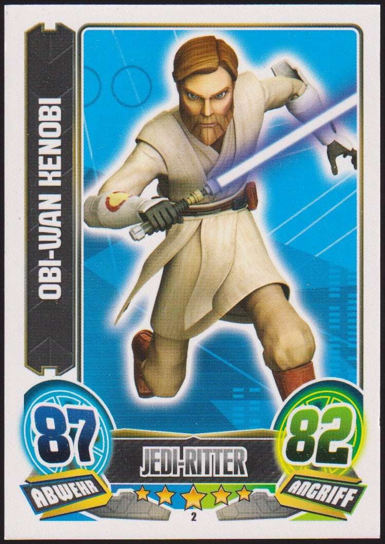 Topps Star Wars 2015 Obi-Wan Kenobi Republik Jedi-Ritter TCG Rare – Bild 1