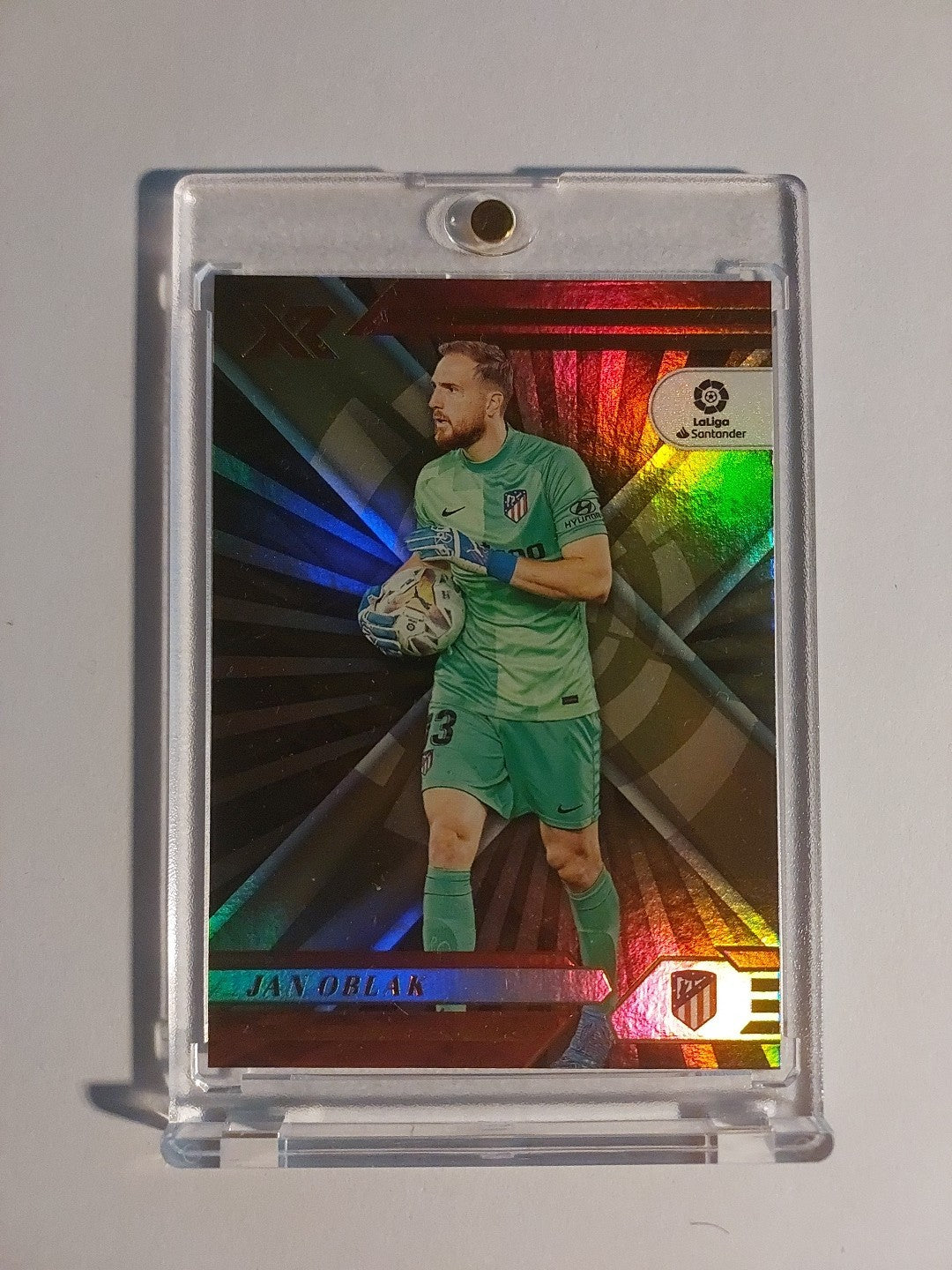 Panini La Liga Soccer 2021-22 Jan Oblak Atletico Madrid Limited Parallel – Bild 1