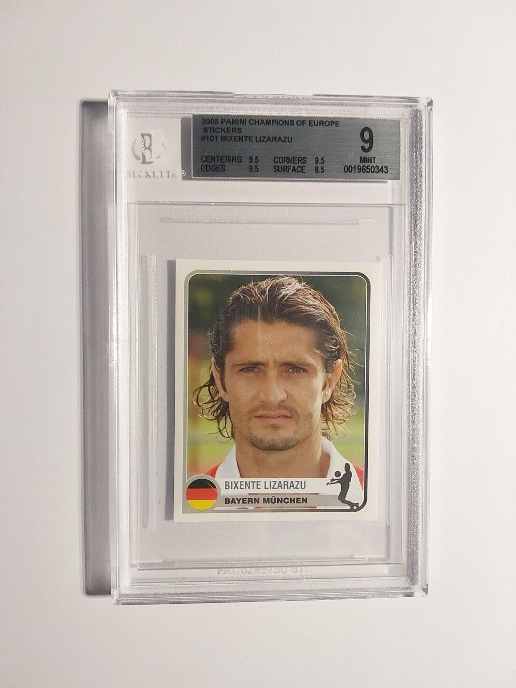 Panini Champions of Europe 2005 Bixente Lizarazu Bayern München BGS 8.5 PSA SGC – Bild 1