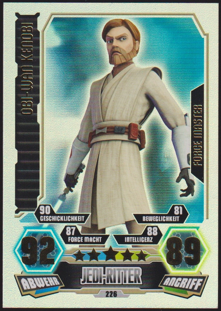 Topps Star Wars 2012 Obi-Wan Kenobi Republik TCG Rare #226 – Bild 1