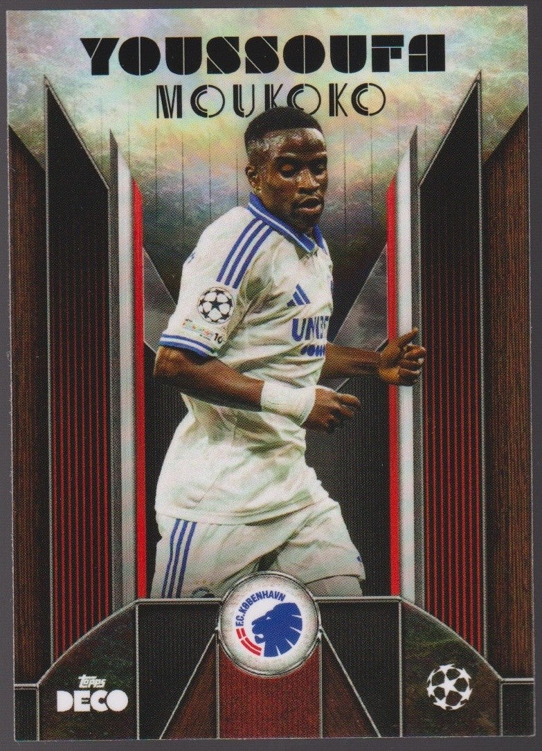 Topps Current 2024-25 Youssoufa Moukoko F.C. København Champions League Parallel – Bild 1