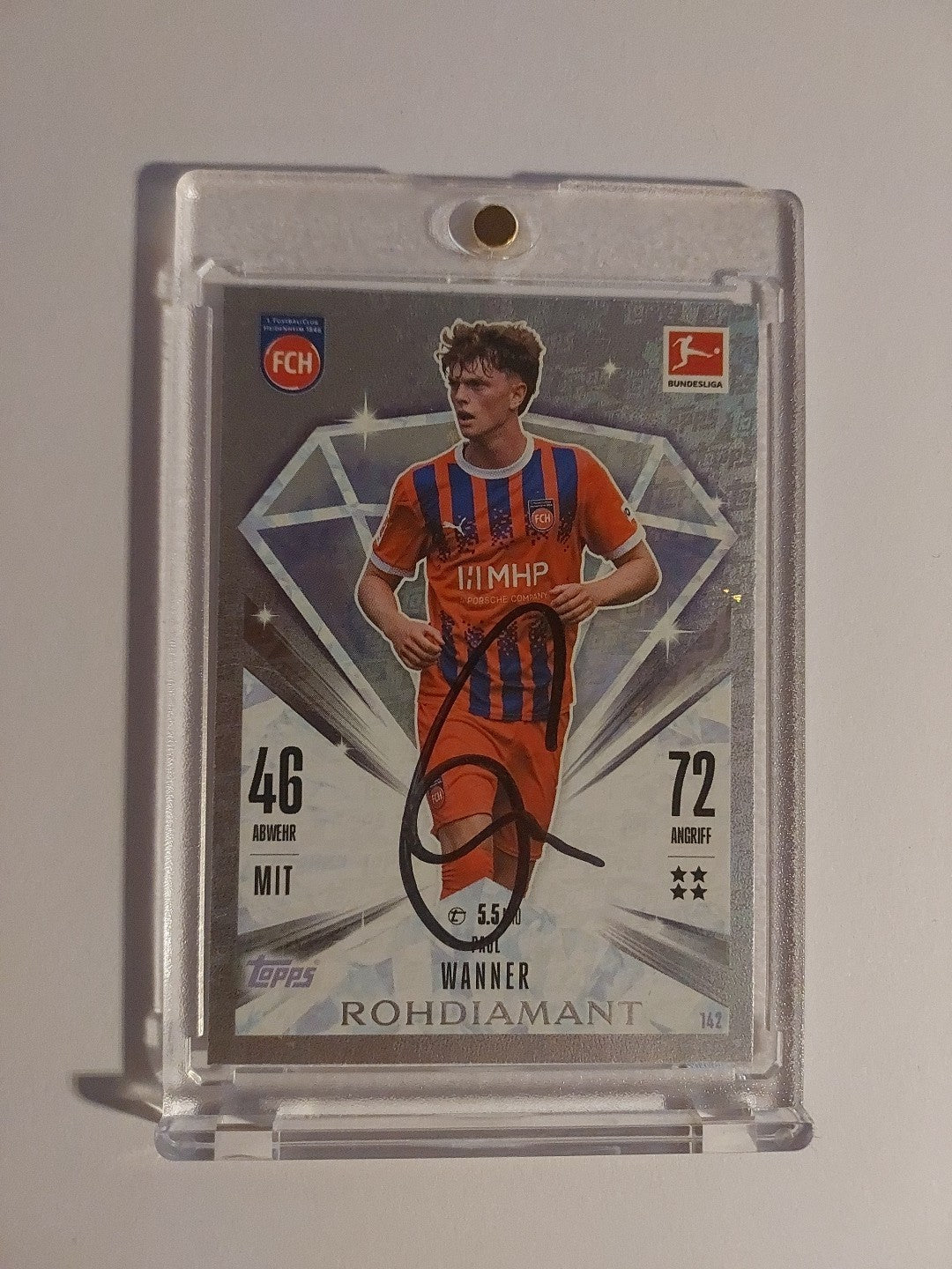 Topps Bundesliga 2024-25 Paul Wanner FC Heidenheim (On Card Auto) – Bild 1