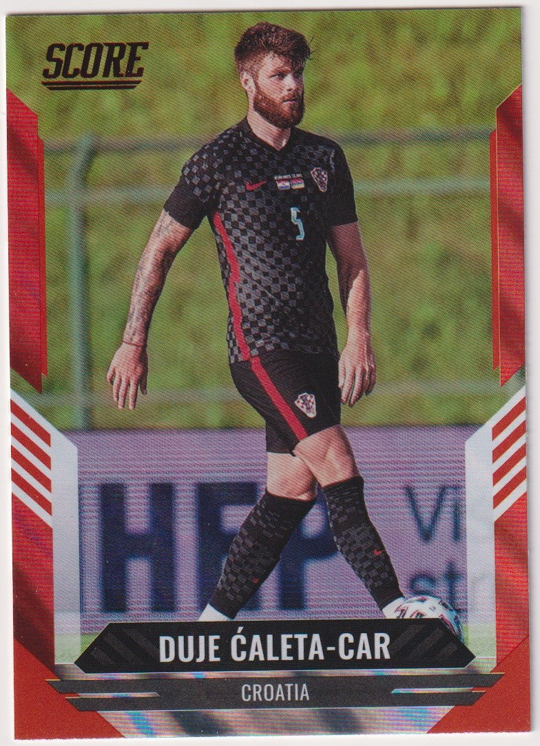 Panini 2021-22 Panini - Score Soccer 2021-22 Duje Čaleta-Car Croatia Parallel – Bild 1