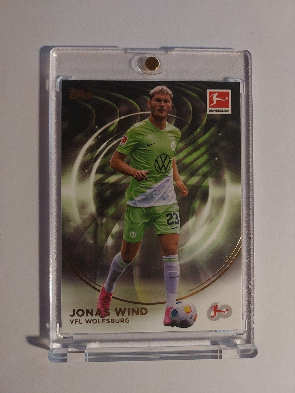 Topps 60 Jahre Bundesliga Jonas Wind VFL Wolfsburg Limited Parallel – Bild 1