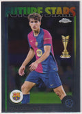 Topps Chrome 2024-25 Pau Cubarsí Rookie FC Barcelona Parallel Rare – Bild 1